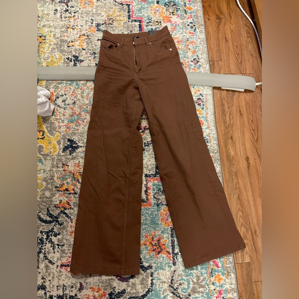 H&M Wide Leg Brown Pant
